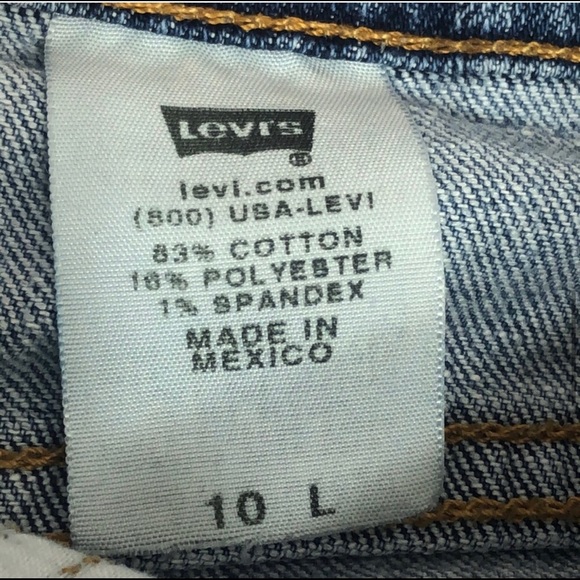 Red Tab 505 Straight Leg Levi’s Cut-Off Shorts - Picture 8 of 10